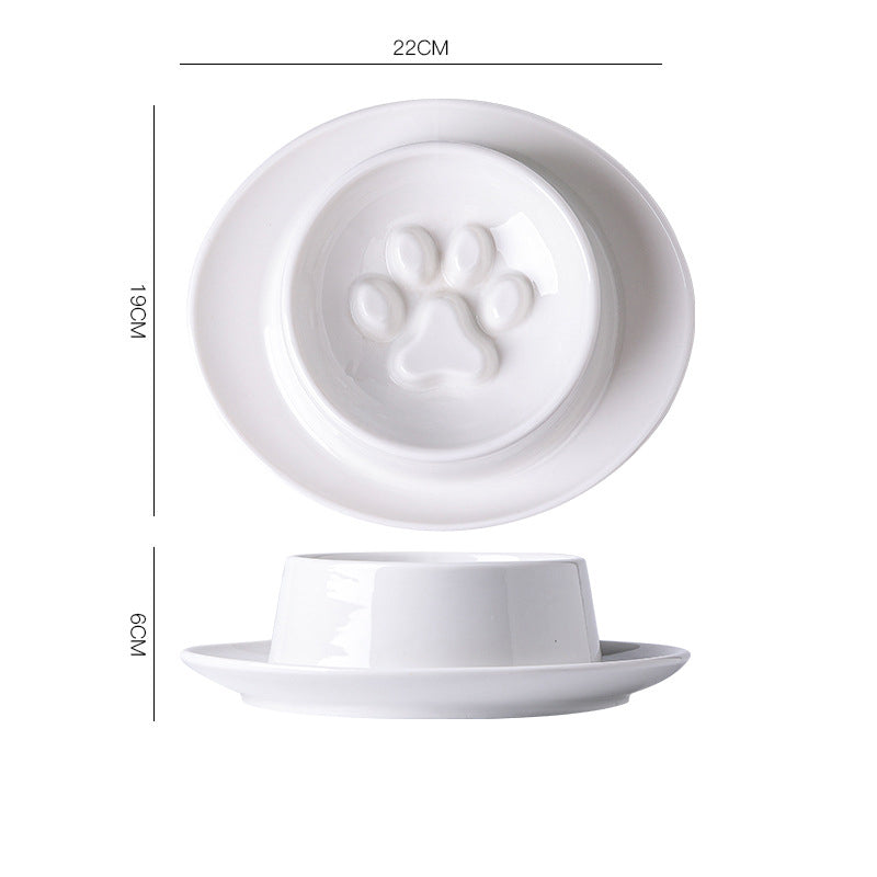 Anti Choke Slow Feeder Pet Bowl For Cats And Canines
