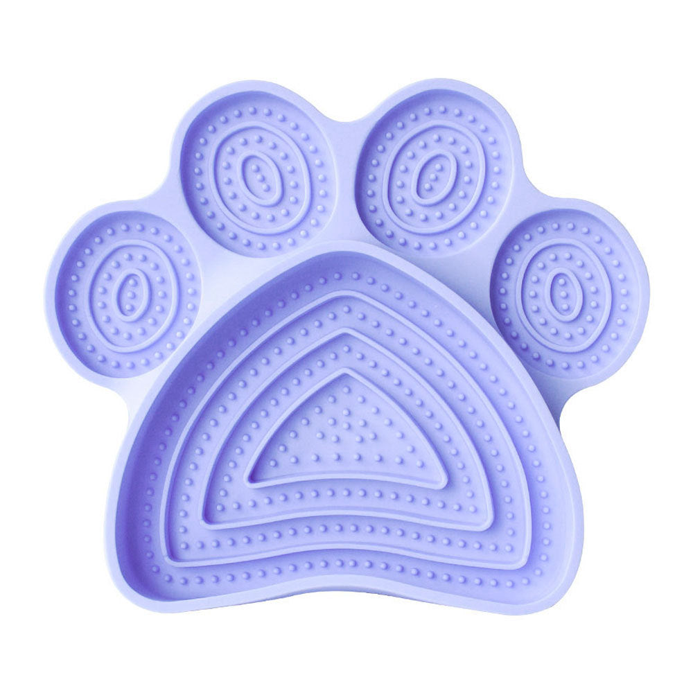 Dog Silicone Licking Pad With Suction Cup Slow Feeder Bowl