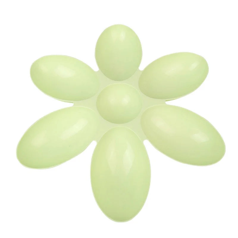 Pet Dog Petal Feeding Bowl Petal Shape 6 In 1 Feeding Container Cat Food And Water Storage Pet Accessories Supplies Dog Feeders