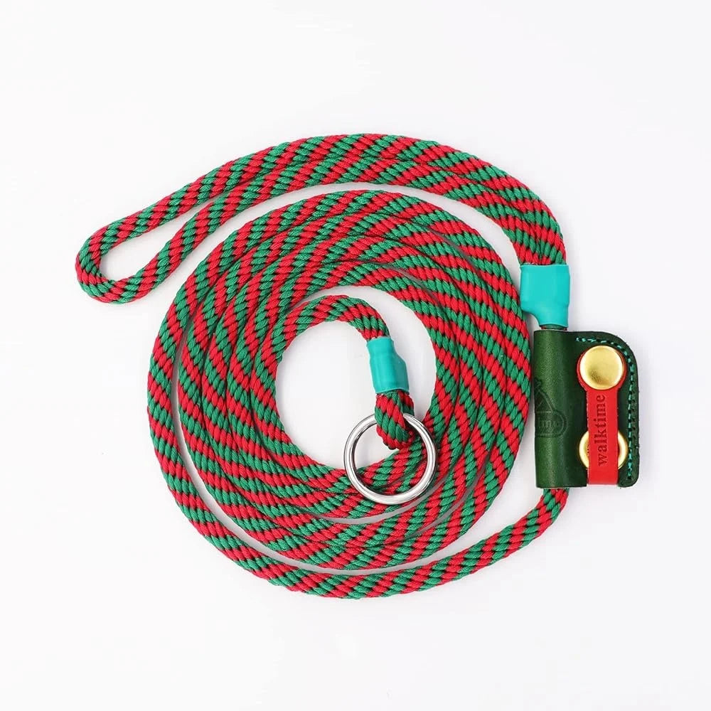 Slip Lead Dog Leash Set No Pull Harness Gentle Collar Training Rope Leash Adjustable Pet Walking Scarf Multi Functional Leash