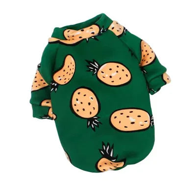 Cartoon Pet Hoodie Coat For Small Dogs And Cats Winter Wear