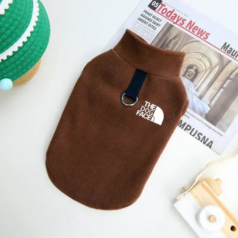 Autumn Winter Fleece Dog Sweater Coat For Dogs Apparel