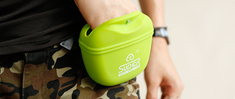 Silicone Dog Training Bag For Outdoor Treat Storage