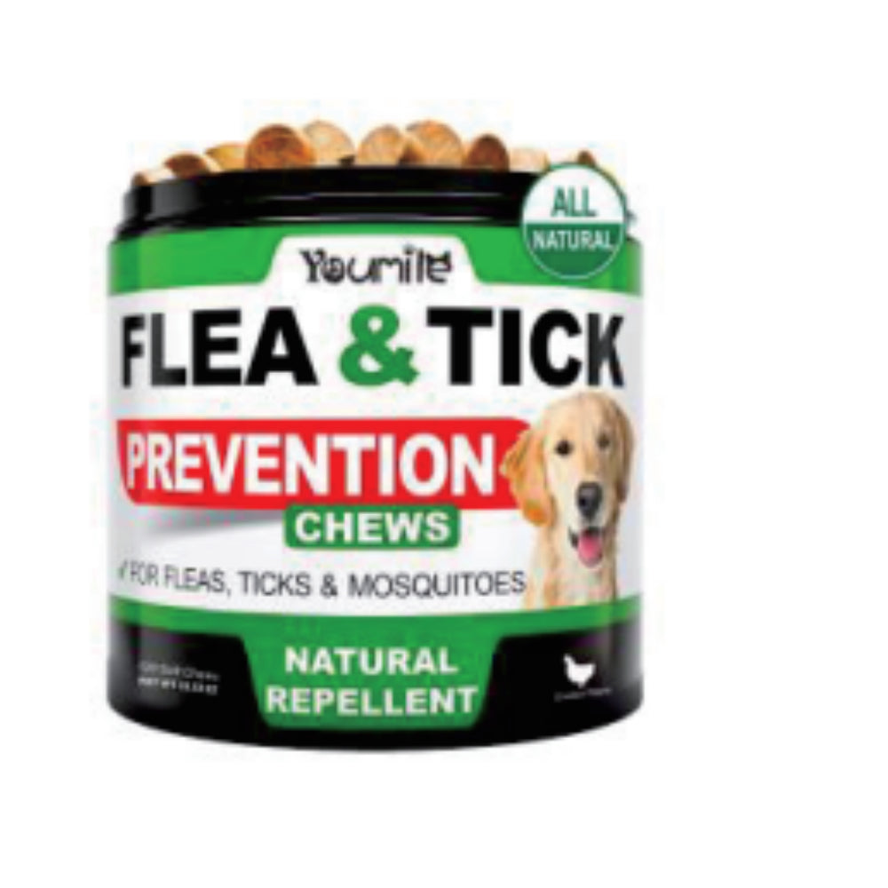 Flea Chewing Prevention Health Supplement For Pets 120 Capsules