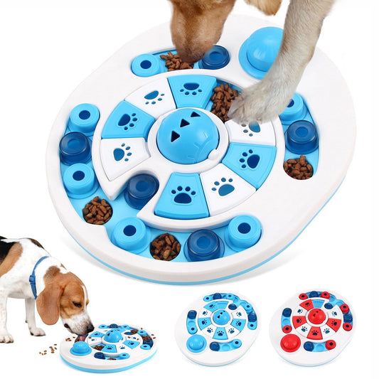 Interactive Dog Puzzle Toy With Bells And Hidden Food Locations