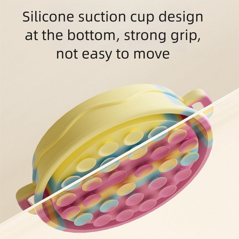 Silicone Slow Feeder Dog Bowl With Dual Handles Maze Design