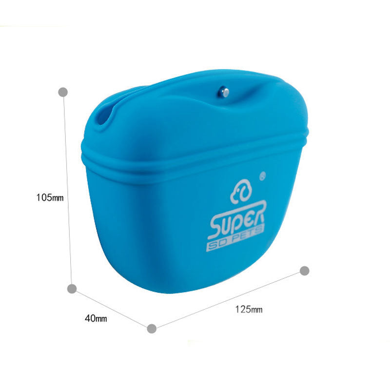 Silicone Dog Training Bag For Outdoor Treat Storage