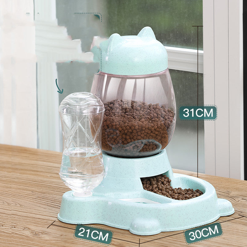 Automatic Pet Feeder And Water Dispenser For Cats And Dogs