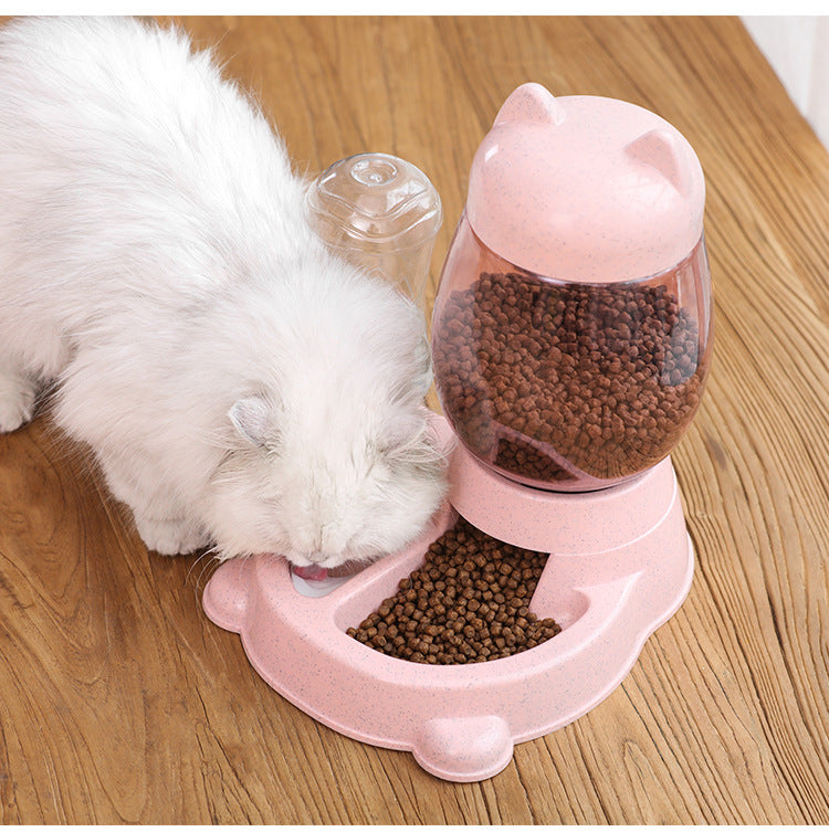 Automatic Pet Feeder And Water Dispenser For Cats And Dogs