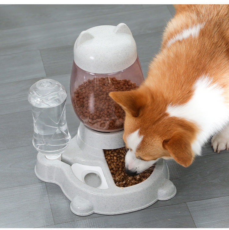 Automatic Pet Feeder And Water Dispenser For Cats And Dogs