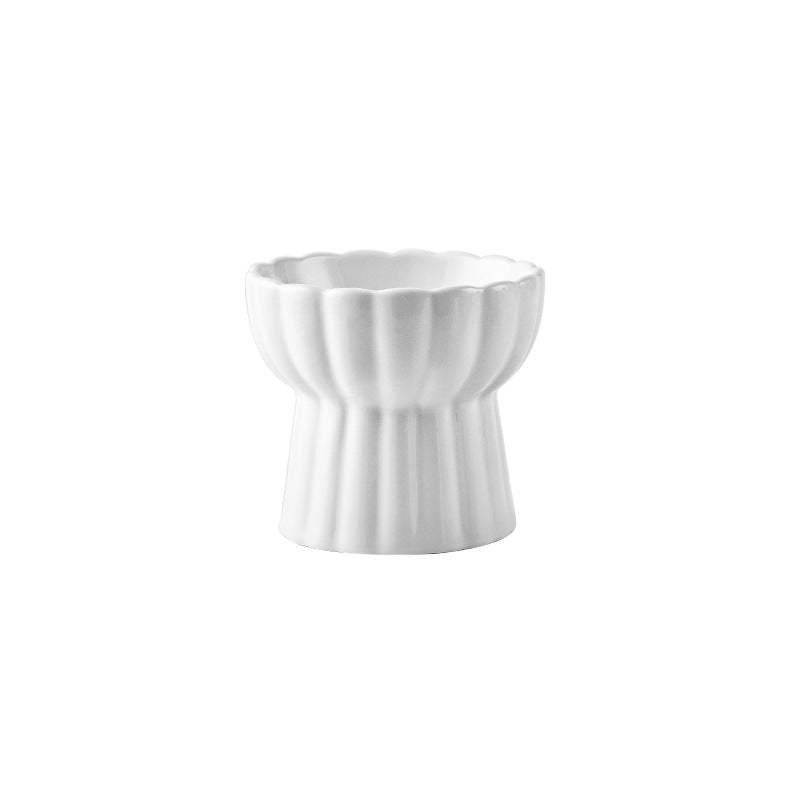 Ceramic Cat Food Bowl Durable Pet Feeding Dish for Cats