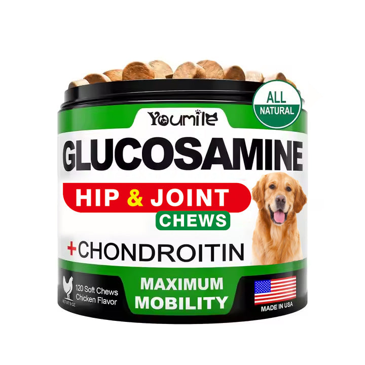 Pet Hip and Joint Supplement With Chondroitin Chewable Tablets