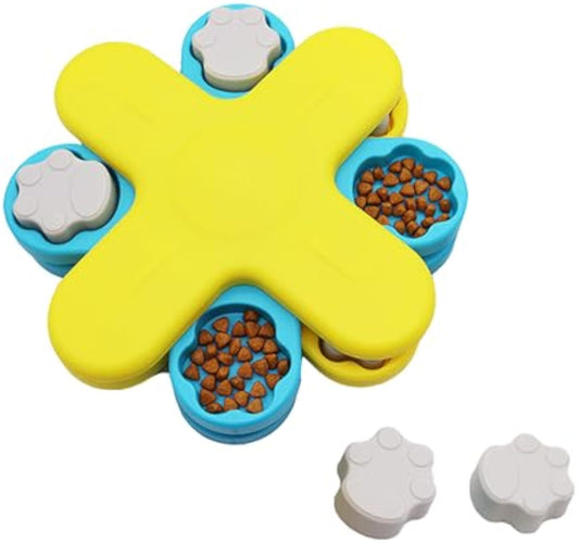 Dog Puzzle Feeder Toy For Mental Stimulation And Slow Feeding