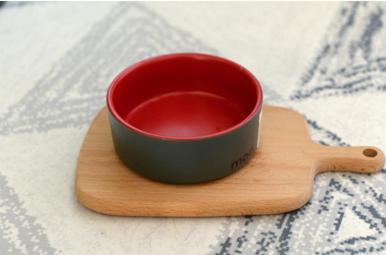 Premium Ceramic Cat Food Bowl Heat Resistant Safe for Cats