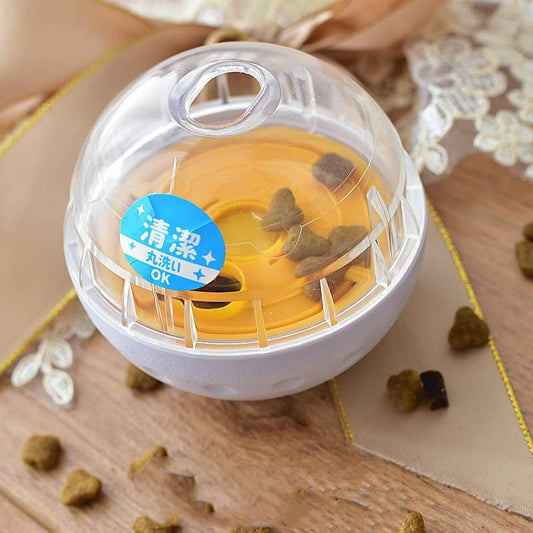 Interactive Dog Puzzle Ball Toy for Chewing and Treat Dispensing