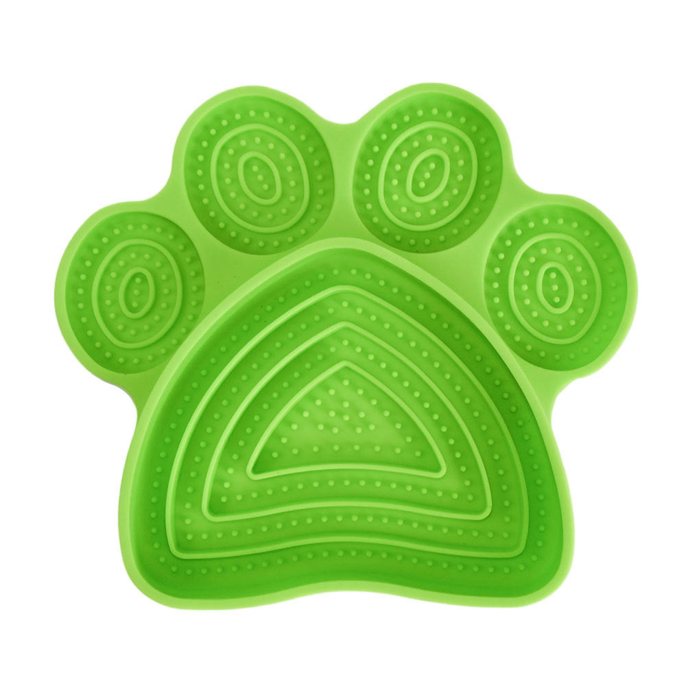 Dog Silicone Licking Pad With Suction Cup Slow Feeder Bowl