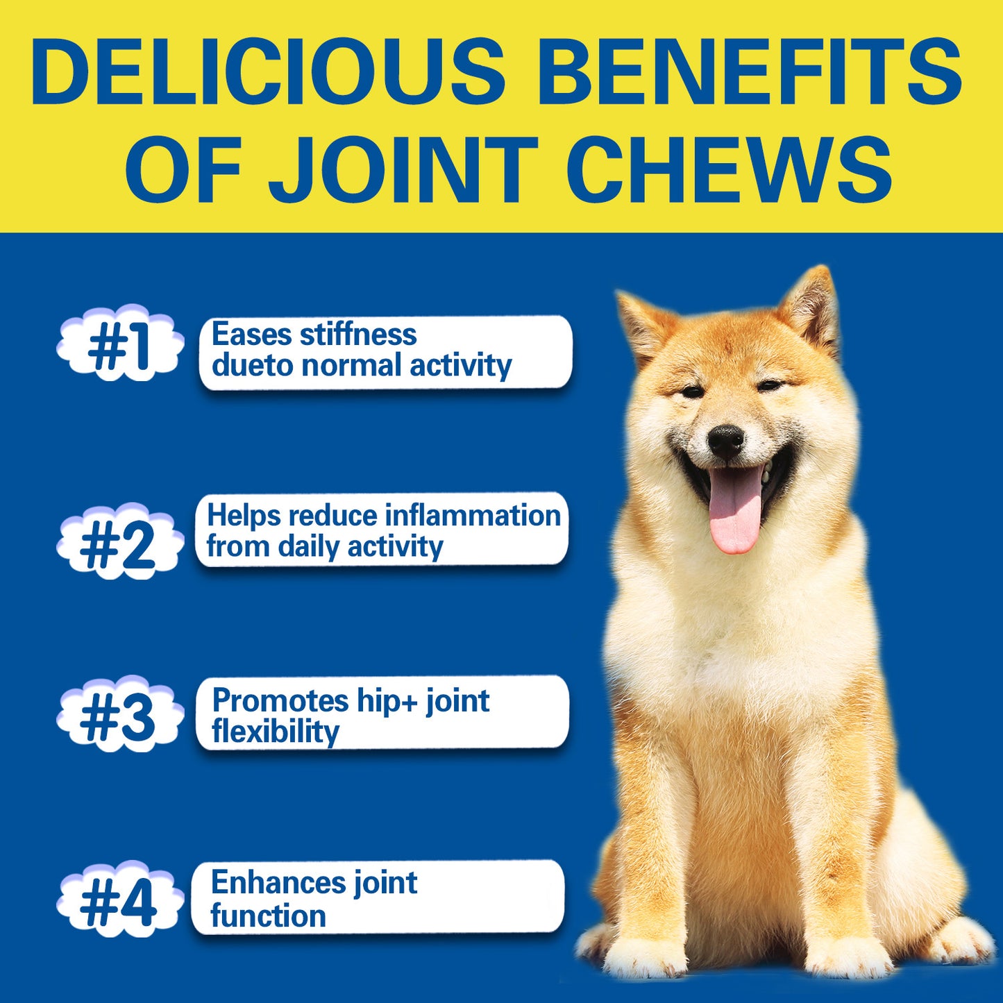 Dog Hip Joint Supplement With Glucosamine Chondroitin And Fish Oil