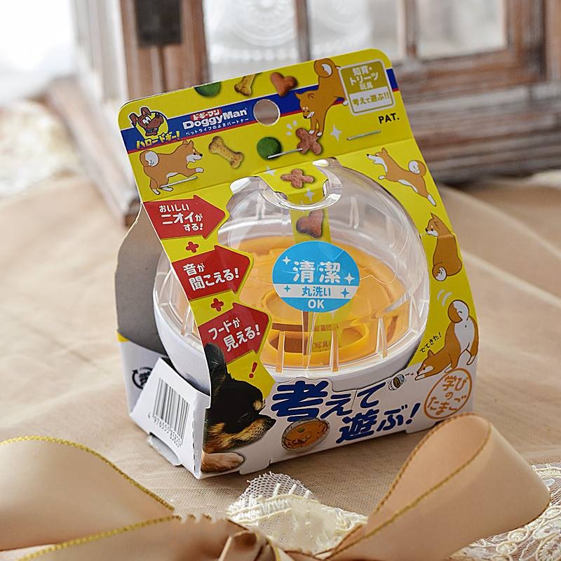 Interactive Dog Puzzle Ball Toy for Chewing and Treat Dispensing