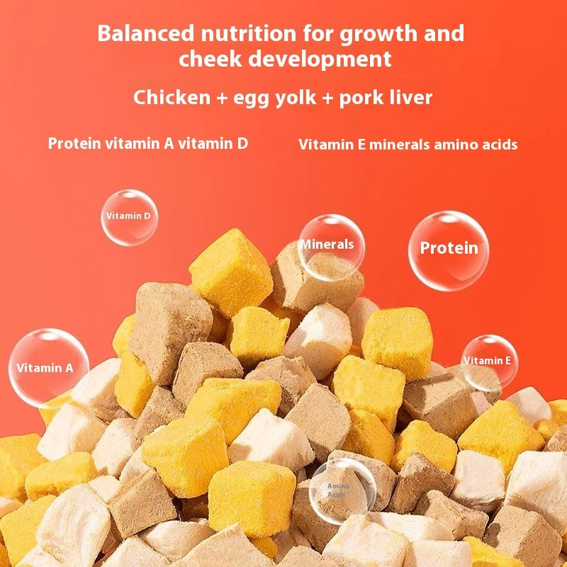 Gourmet Freeze Dried Dog Snacks With Egg Yolk And Liver