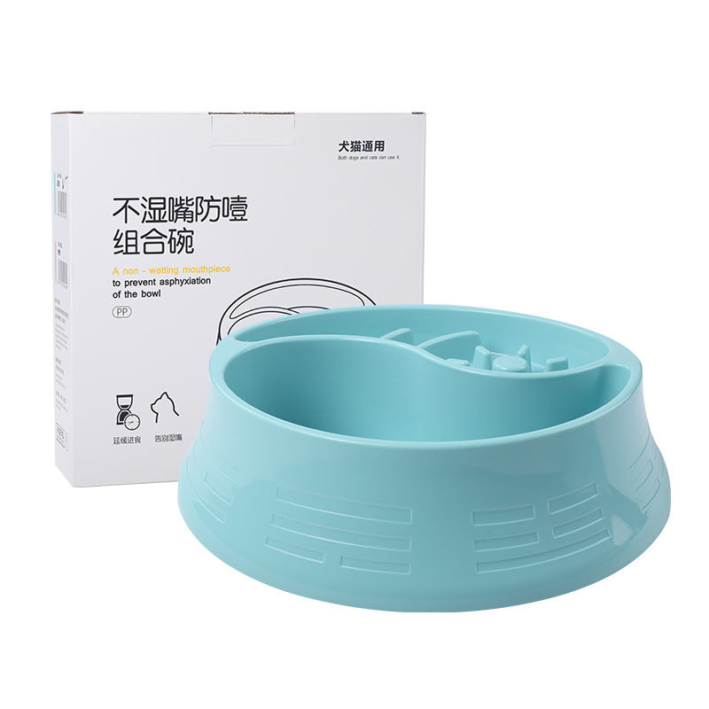 Anti-Choke Pet Bowl For Dogs And Cats Ensures Safe Eating