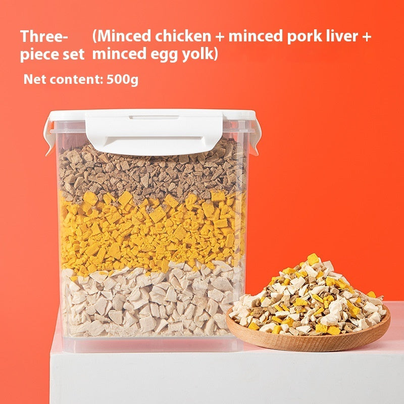 Gourmet Freeze Dried Dog Snacks With Egg Yolk And Liver