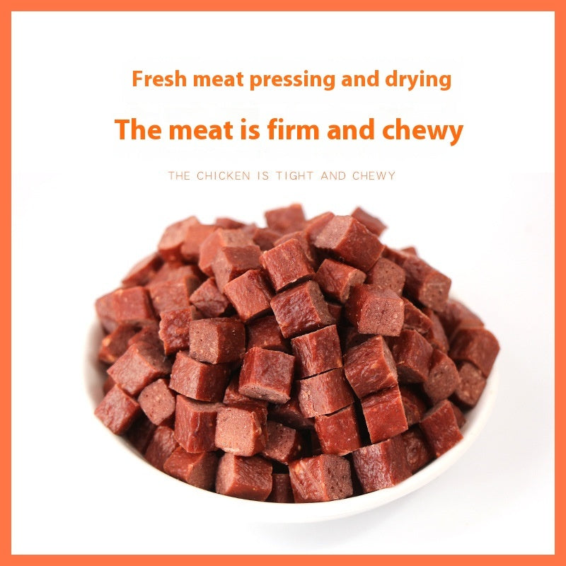 Beef And Chicken Dried Cubes Dog Treats For Training Rewards