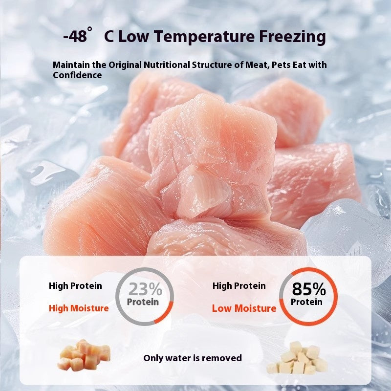 Gourmet Freeze Dried Dog Snacks With Egg Yolk And Liver