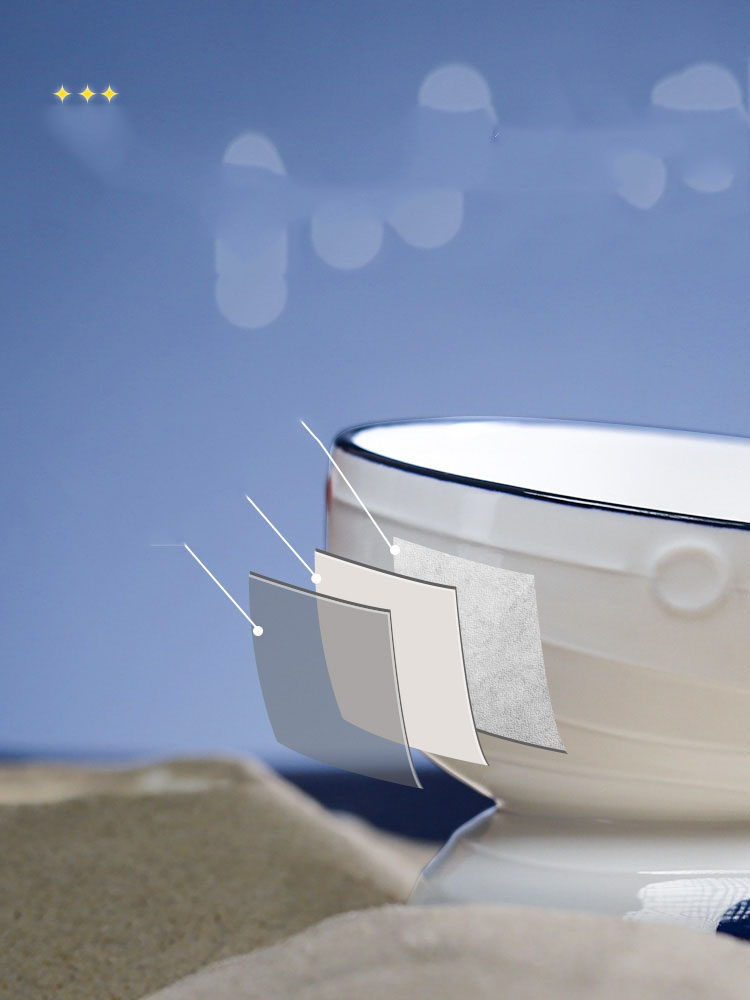 Planet Print Ceramic Cat Food Bowl With Slanted Design