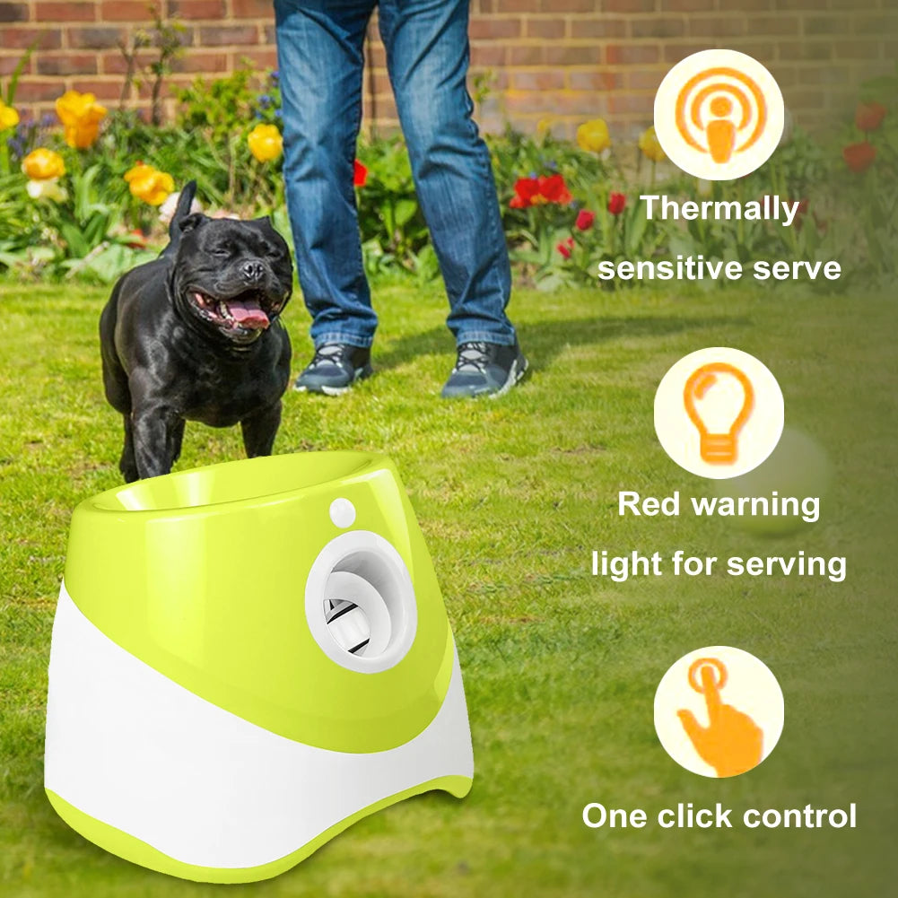 Automatic Dog Ball Launcher Fun Interactive Pet Toy