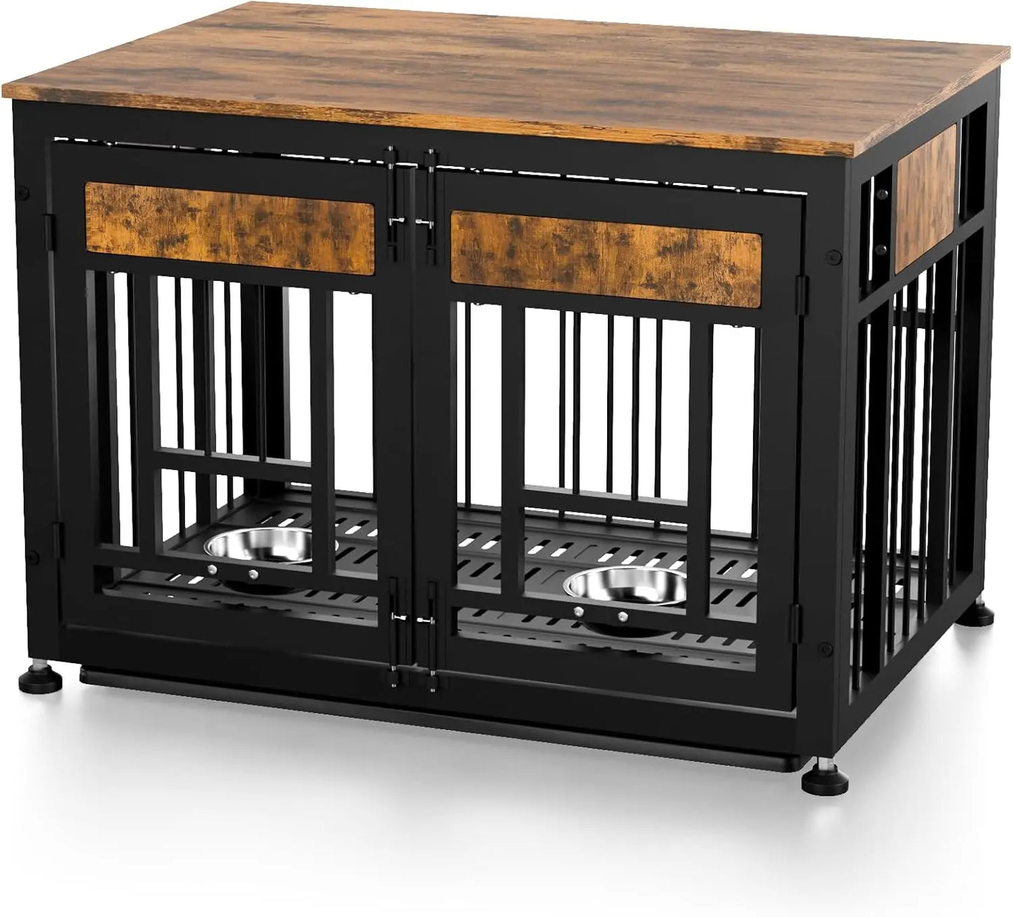 Heavy Duty Dog Crate End Table Decorative For Pets Modern