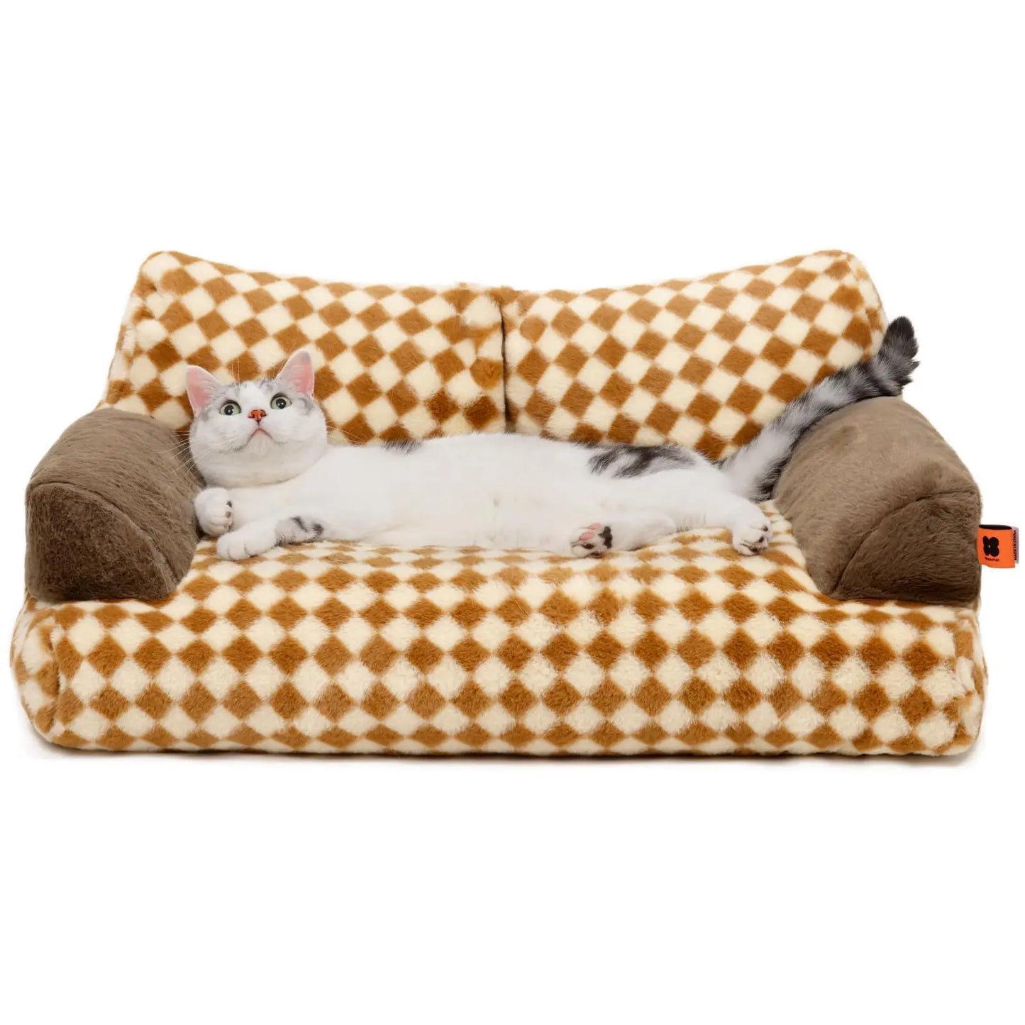 Mewoofun Pet Couch Bed Washable Cat And Small Dog Bed