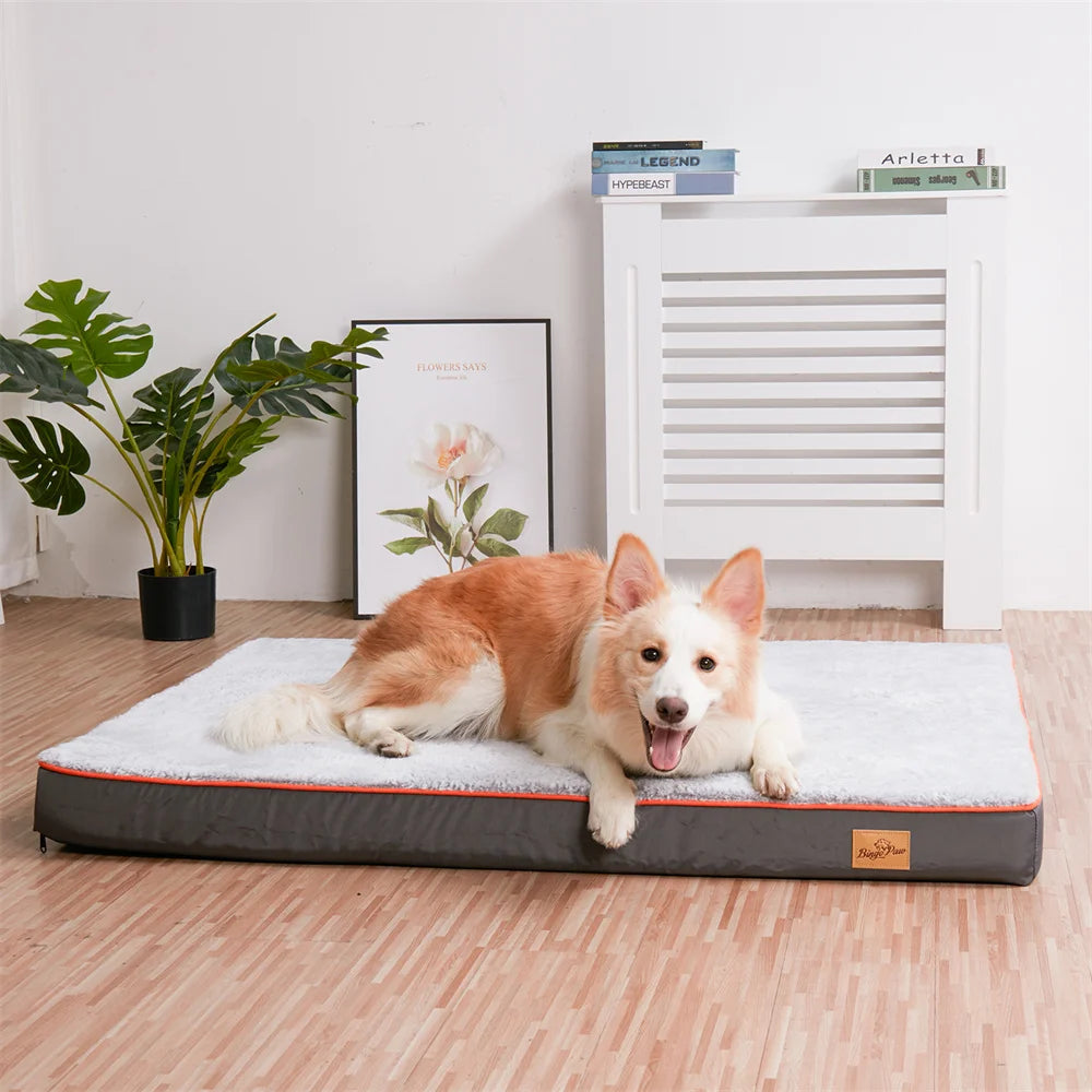 Premium Orthopedic Memory Foam Dog Bed Waterproof Washable