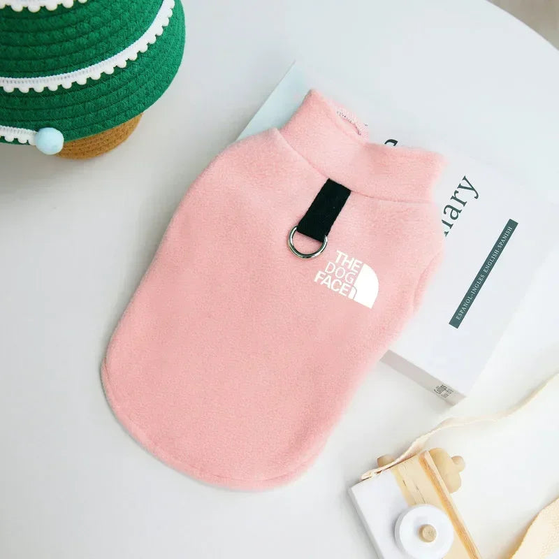 Autumn Winter Fleece Dog Sweater Coat For Dogs Apparel