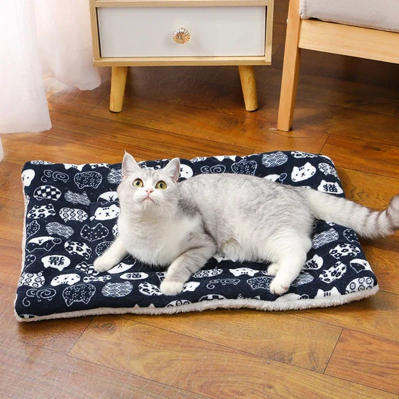Breathable Thick Cat Mat and Dog Cushion for Cozy Winter