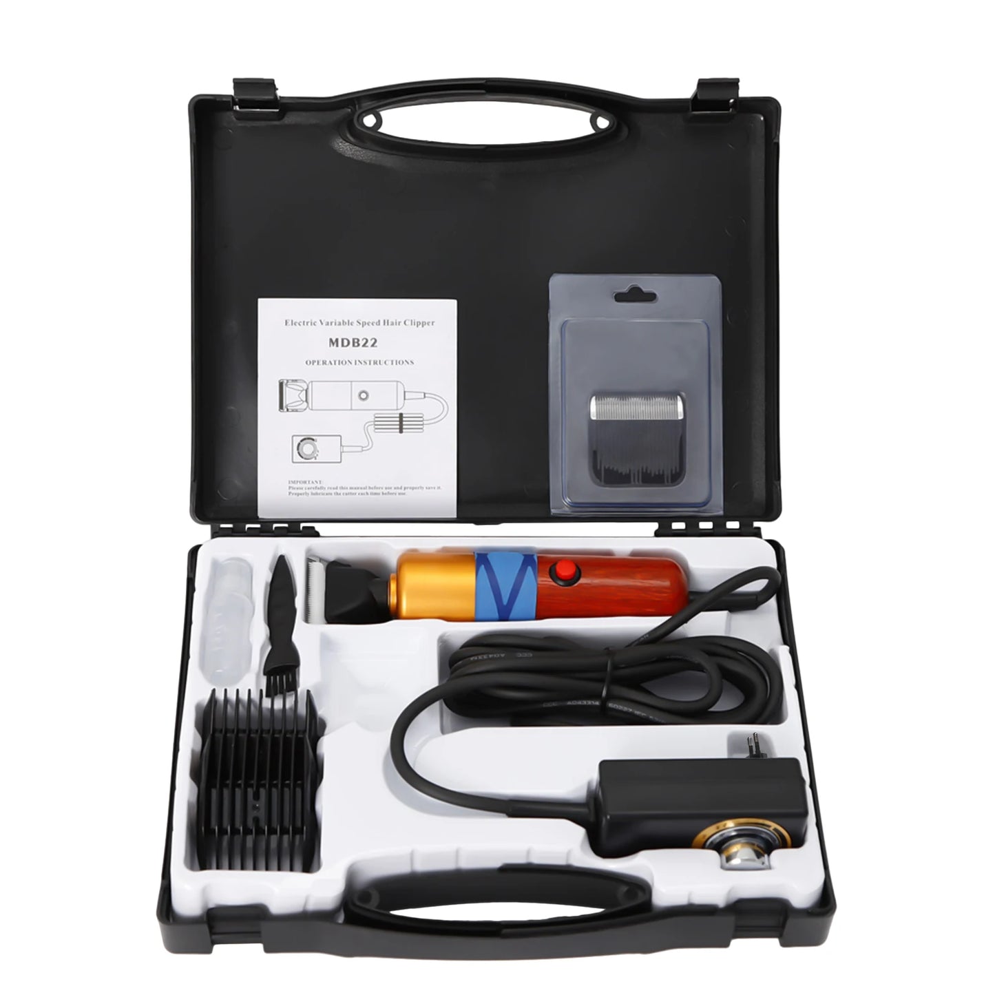 Low Noise Pet Hair Clipper With Variable Speed Professional