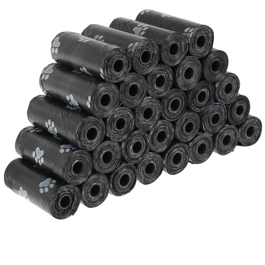 2/40Rolls Pet Dog Poop Bags Dispenser Collector Garbage Bag Puppy Cat Pooper Scooper Bag Small Rolls Outdoor Clean Pets Supplies