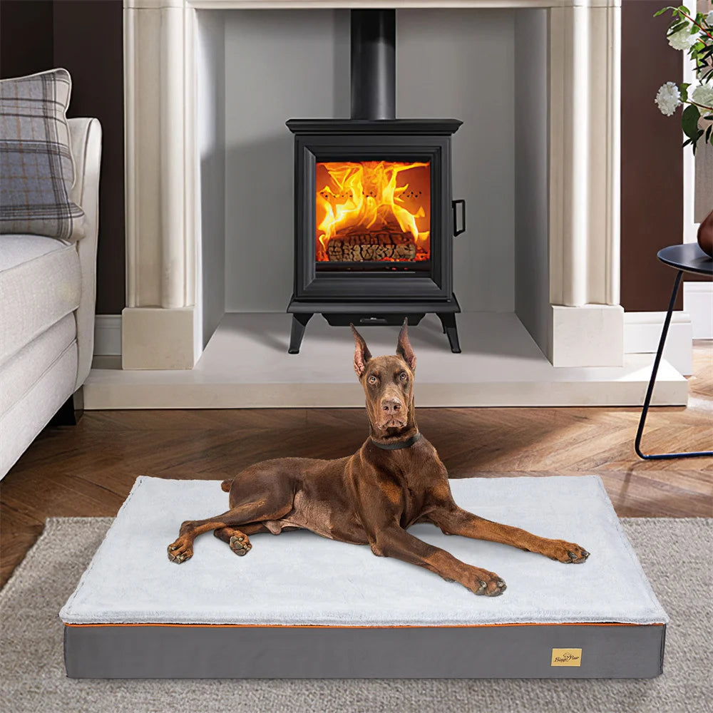 Premium Orthopedic Memory Foam Dog Bed Waterproof Washable