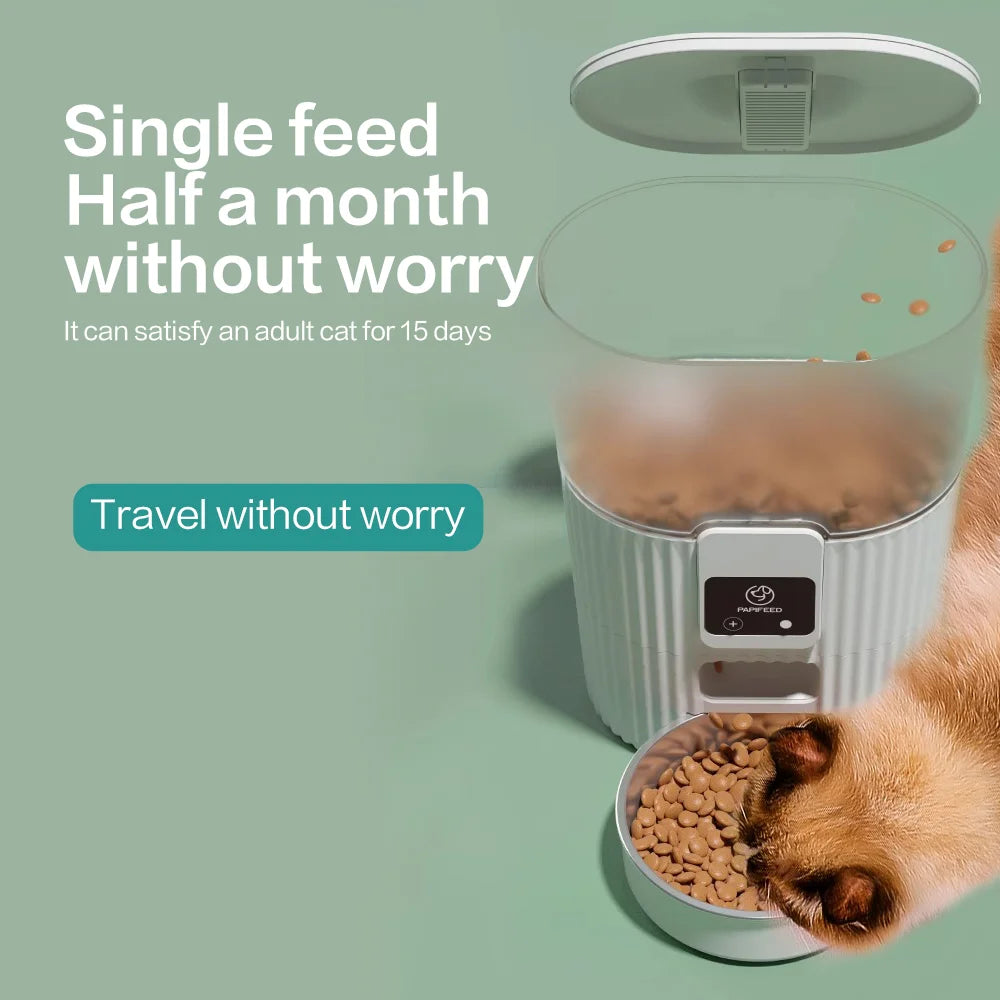 Papifeed Smart Automatic Pet Feeder With WiFi Remote