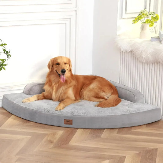 Orthopedic Egg Crate Memory Foam Dog Bed With Waterproof Cover