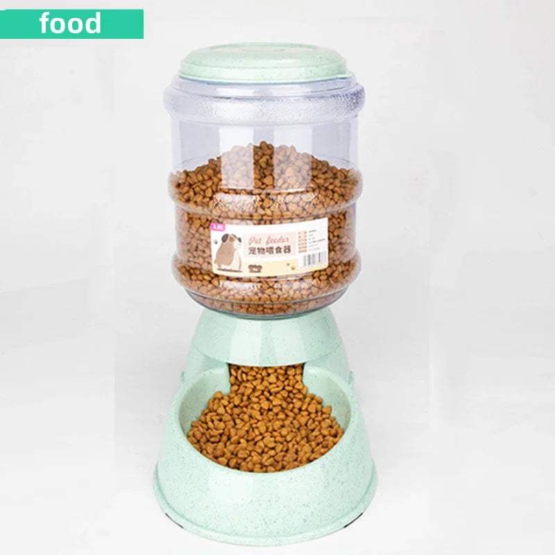 Automatic Pet Feeder Bowl And Water Dispenser Cats And Dogs