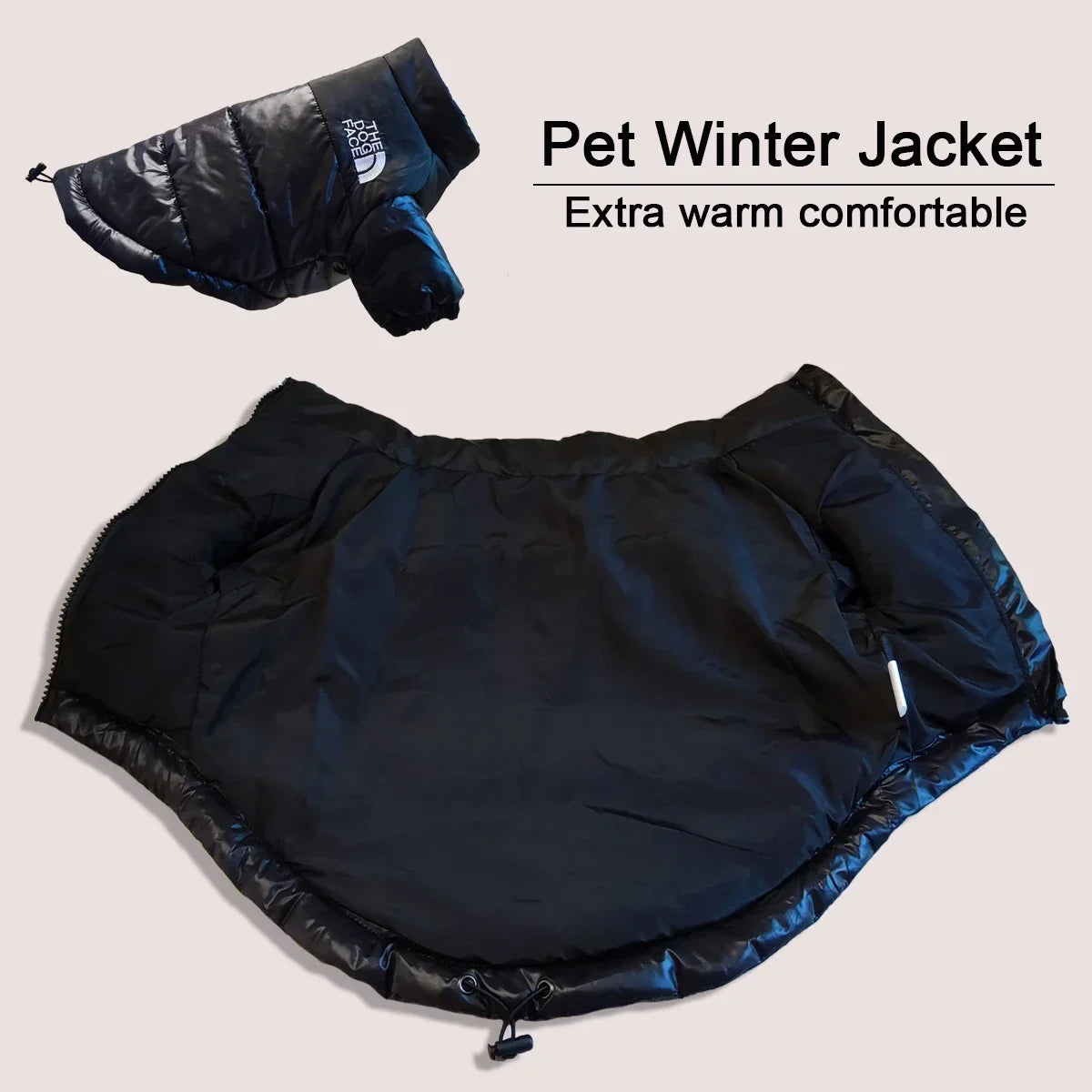 Winter Windproof Reflective Dog Coat for All Breeds