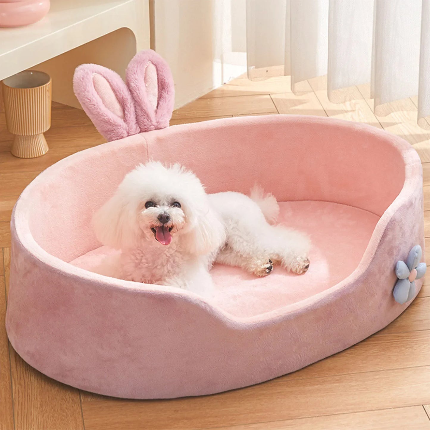 Detachable Pet Bed Washable Soft Warm For Dogs And Cats