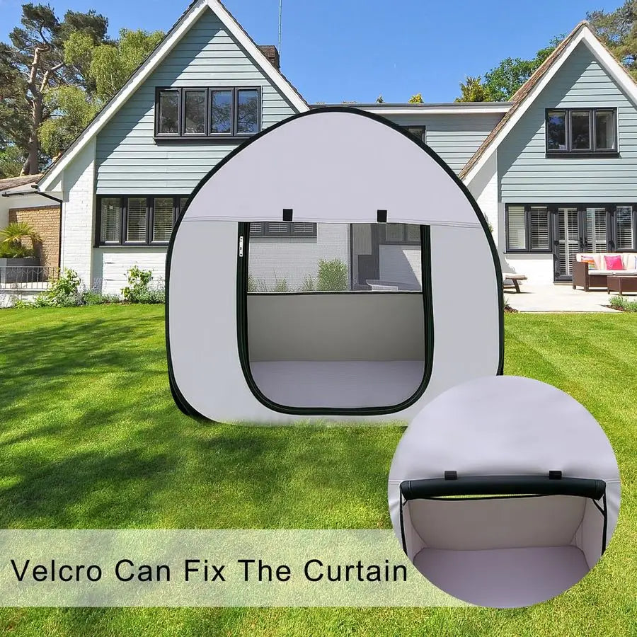 PopUp Dog Kennel Enclosure Large Large Portable Outdoor Pet Crate with Carry Bag, Waterproof Travel Carrier for Camping Home, Gr