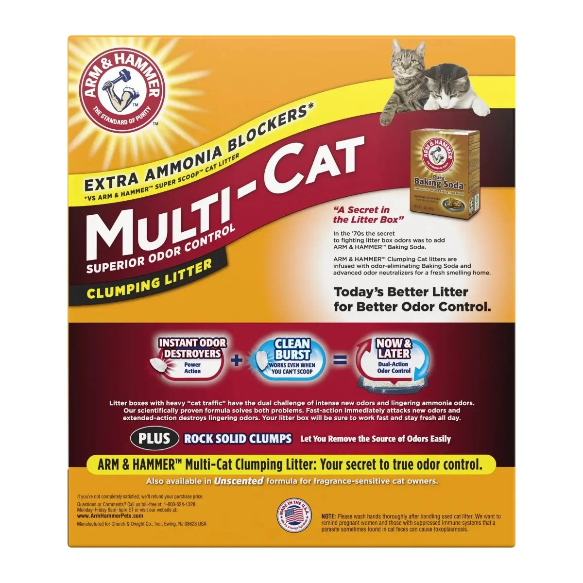 2 pack Superior Odor Control Cat Litter