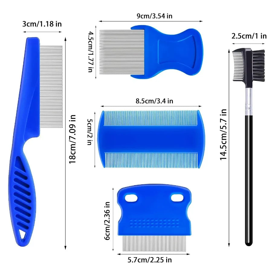Stainless Steel Flea and Lice Comb for Dogs and Cats