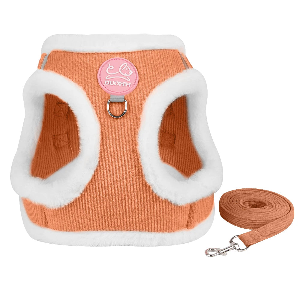 Autumn and Winter Warm CatChihuahua Dog Harness 