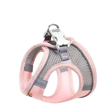 Breathable Adjustable Pet Harness And Collar Vest For Dogs