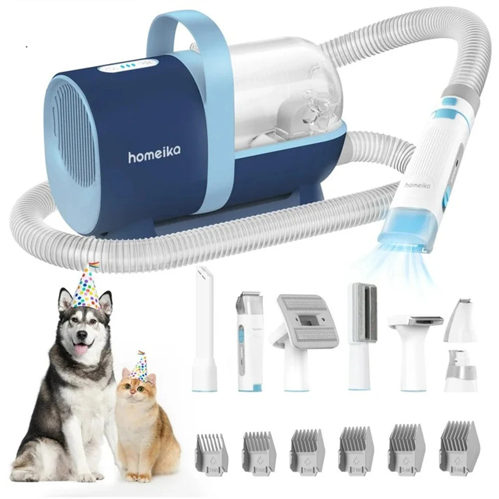 Homeika Pet Grooming Vacuum Kit with Nail Grinder and Brush