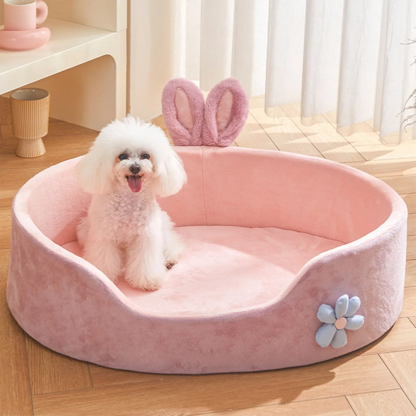 Detachable Pet Bed Washable Soft Warm For Dogs And Cats