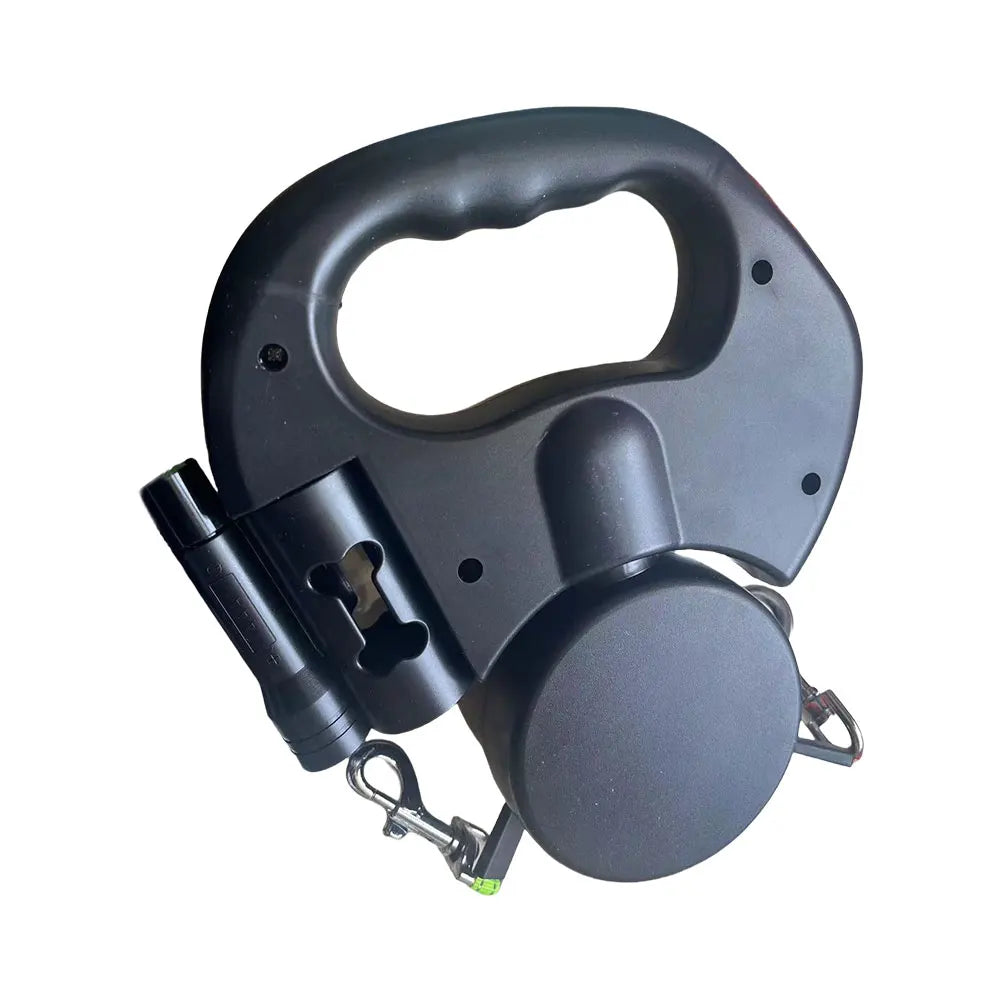 Double Headed Dog Leash with 360 Degree Swivel and LED Light